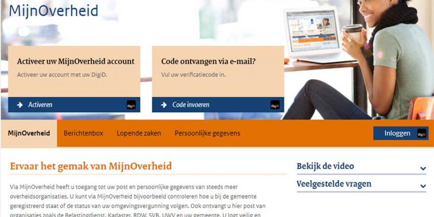 Berichten op MijnOverheid.nl vaak niet opgemerkt door burgers