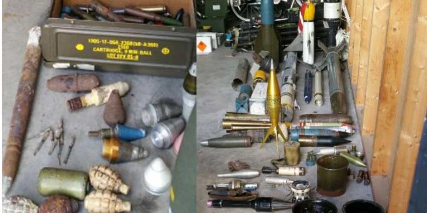 Grote wapen- en munitievondst in Ouddorp