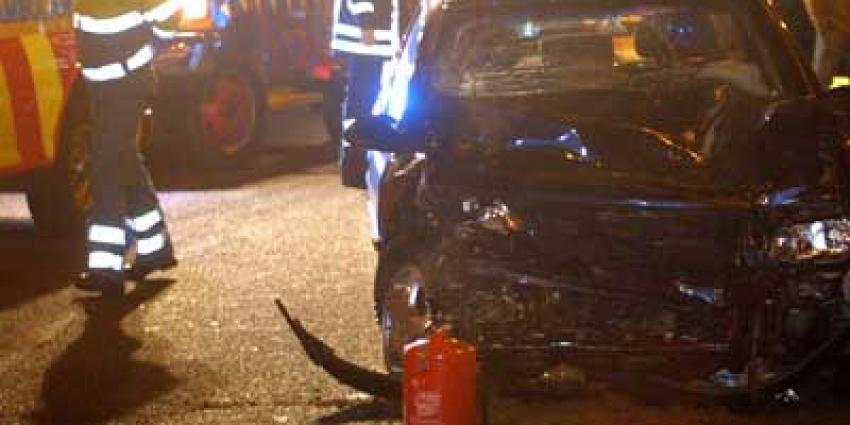 Foto van ongeval op snelweg in donker | Archief EHF