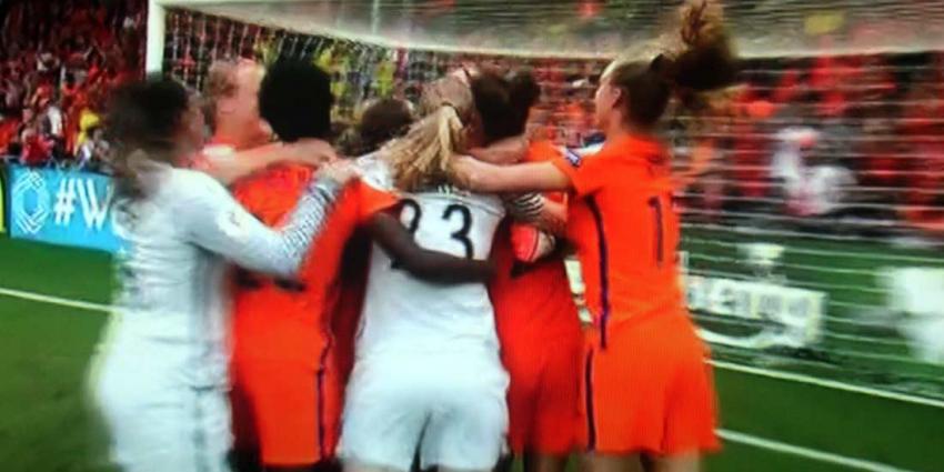 Oranje verslaat Zweden en zijn door naar de halve finales