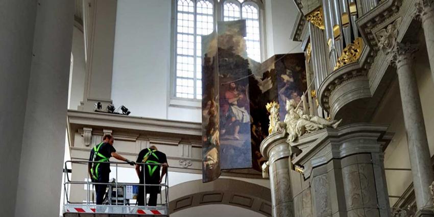 Verhuizing orgelluiken Westerkerk naar Enschede precisieklus