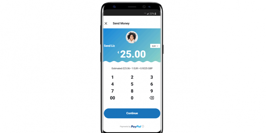 Geld versturen via PayPal in de Skype Mobile App