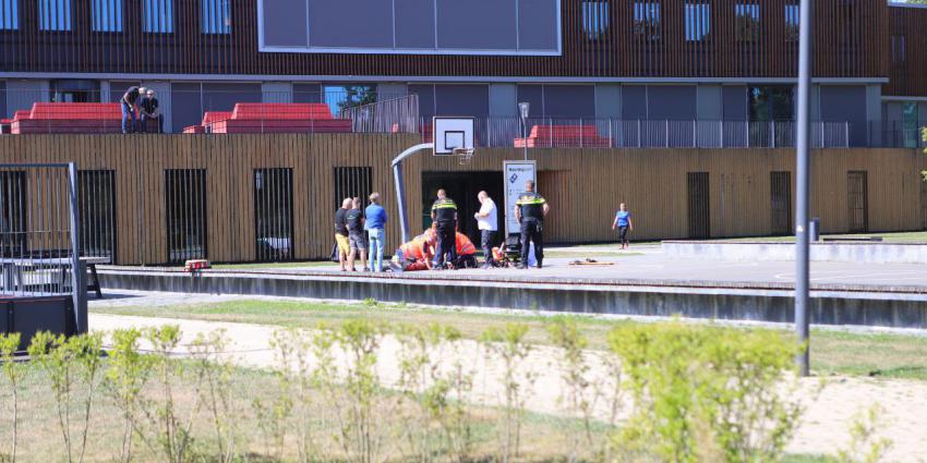 Hulpdiensten ter plaatse