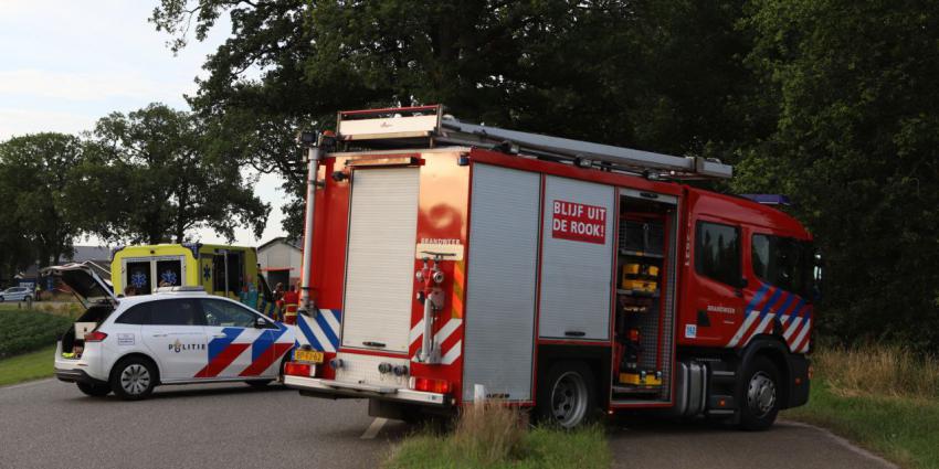 Hulpdiensten ter plaatse