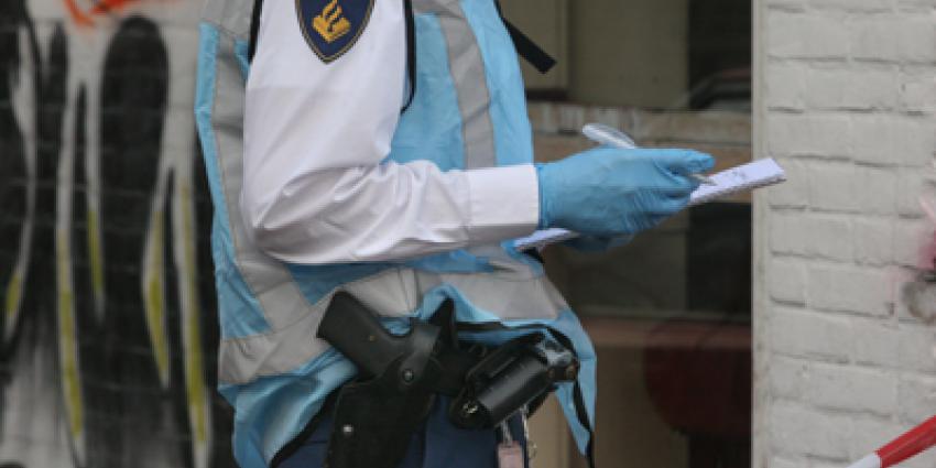 Foto van politie onderzoek schietpartij | Archief EHF