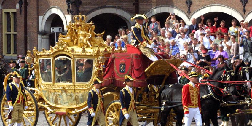 Foto van koets op Prinsjesdag | Archief EHF