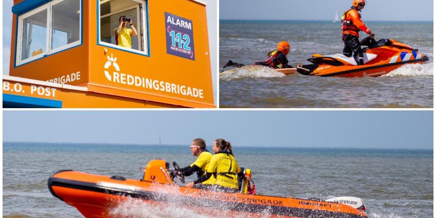 Foto van boot reddingsbrigade