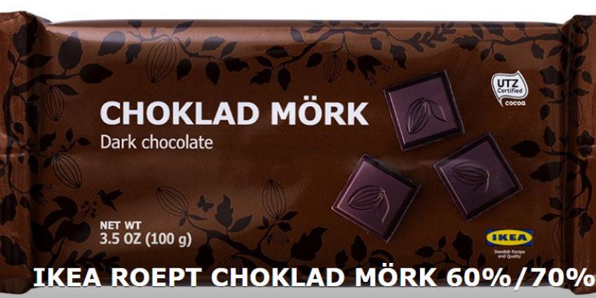 IKEA roept pure chocoladerepen terug vanwege sporen hazelnoot