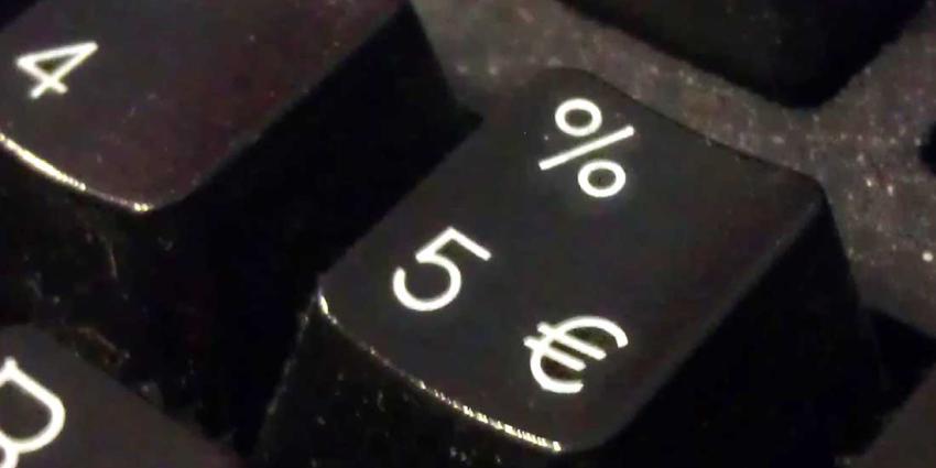 euro-teken-rente-toetsenbord