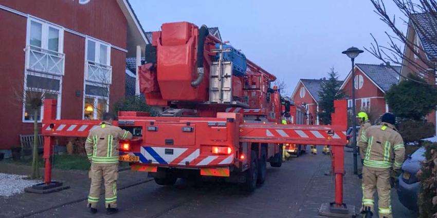 Brandweer in actie om rook uit CV installatie