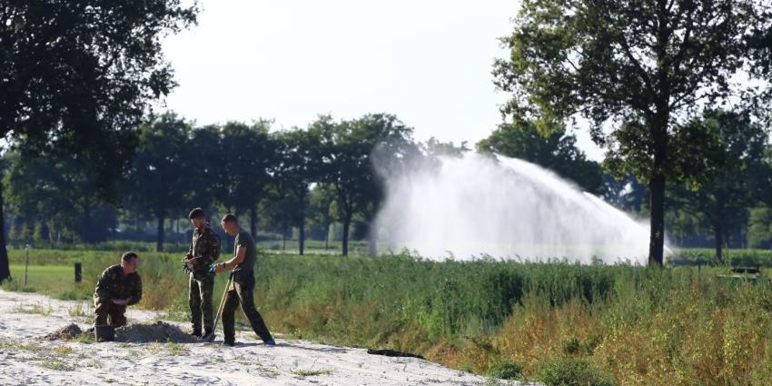 Granaat tot ontploffing gebracht