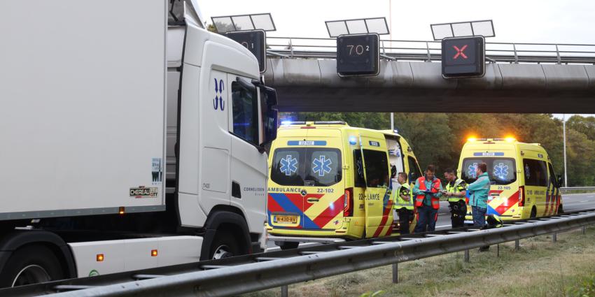 Hulpdiensten ter plaatse