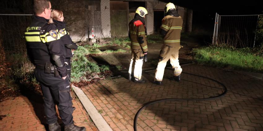 Brandweer en politie ter plaatse