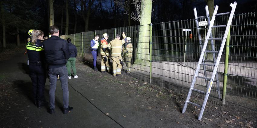 Hulpdiensten ter plaatse