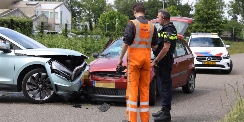 Zwaar beschadigde auto's