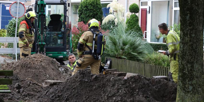Brandweer voert inspectie uit