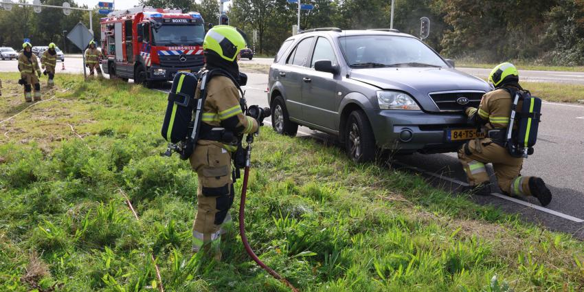 Brandweer voert controle uit