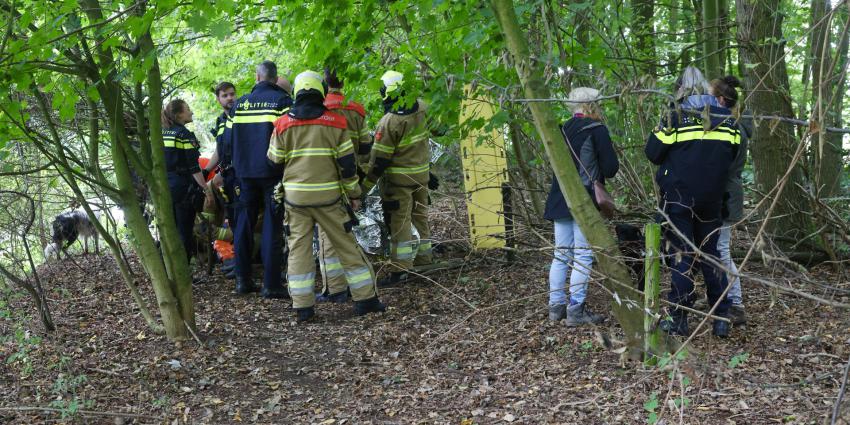 Hulpdiensten ter plaatse