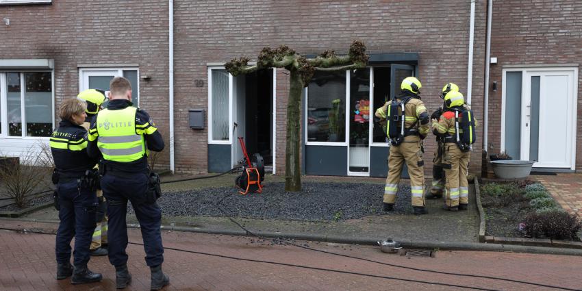 Hulpdiensten ter plaatse