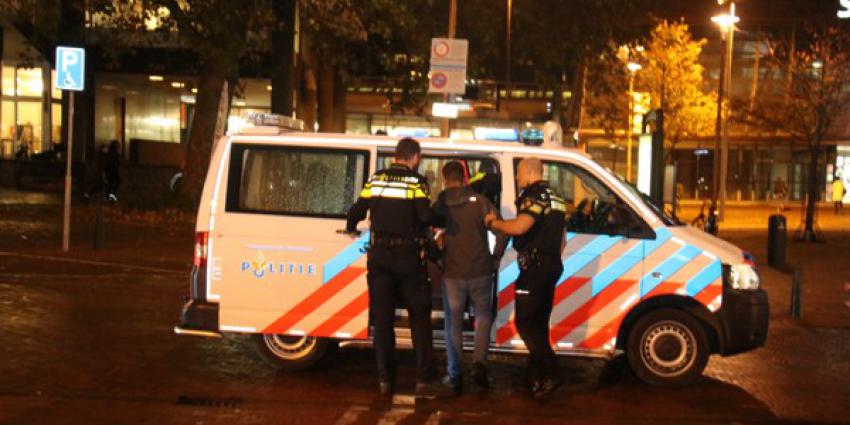 Confrontatie op treinstation na oproep op social media, politie houdt twee personen aan