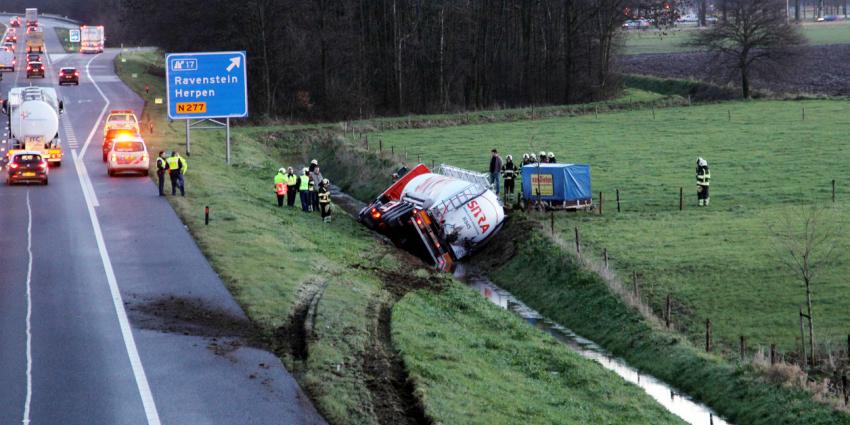 foto van ongeval vrachtauto | Willy Smits | www.112journaal.nl