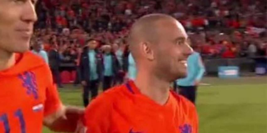 Wesley Sneijder niet meer in het Oranje-shirt
