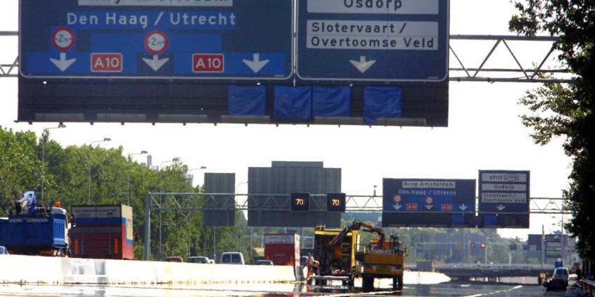 A10 West weer open voor het verkeer
