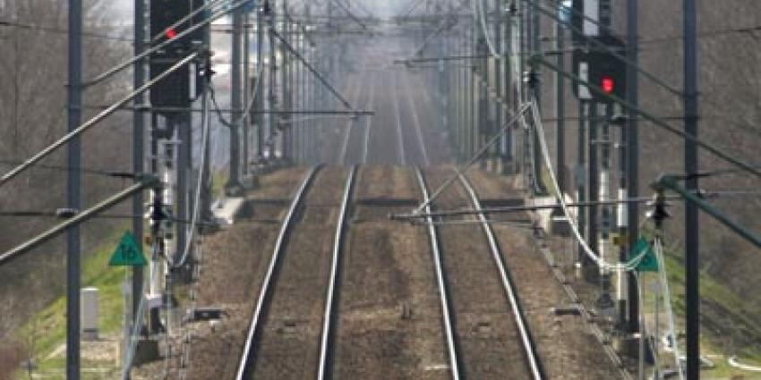 Foto van spoor trein rails perspectief | Archief EHF