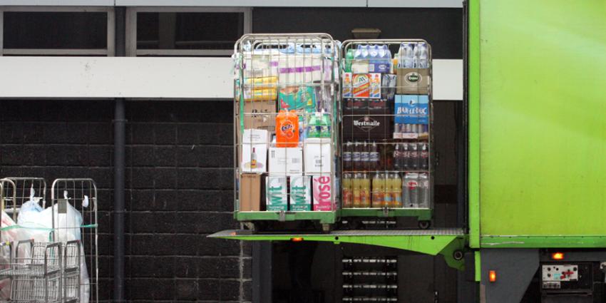 supermarkt-laadklep-fles