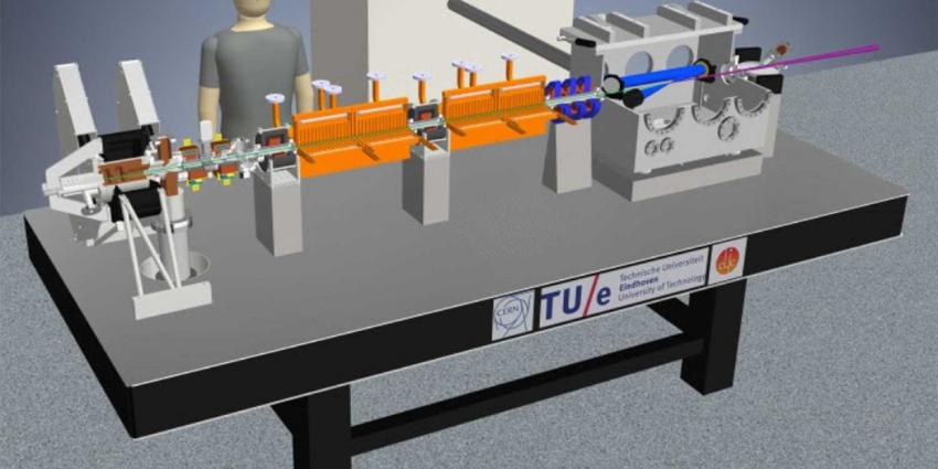 TU/e onderzoekt bouw 'tafelmodel' deeltjesversneller