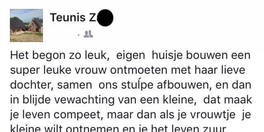 Verdachte dodelijke steekpartij Lopik laat boodschap achter op Facebook