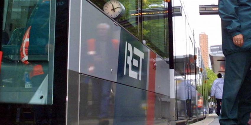 Foto van tram halte RET Rotterdam | Archief EHF