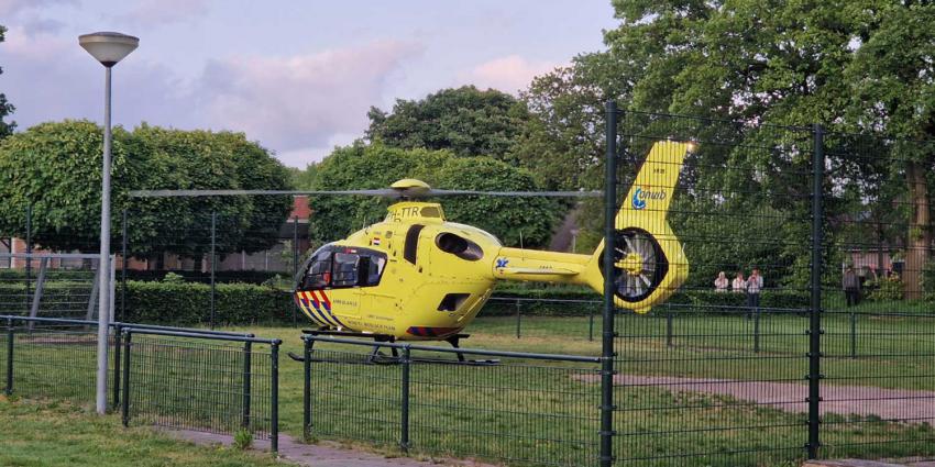 traumahelikopter-voetbalveld