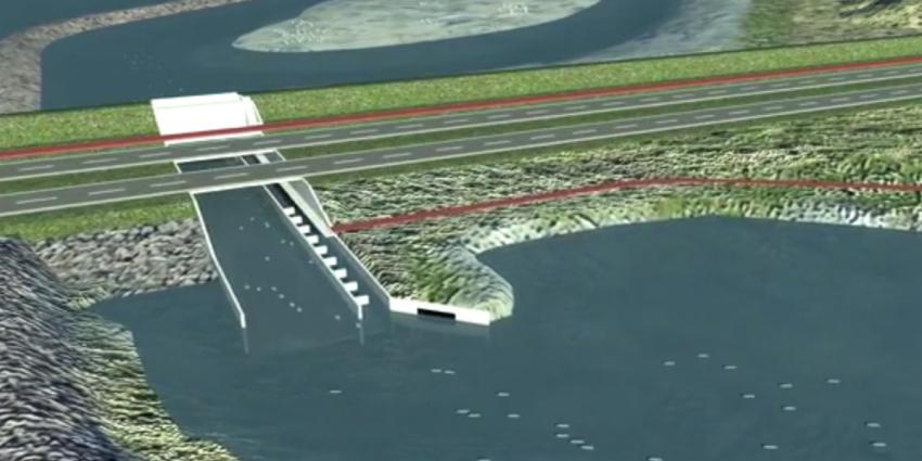Gat in Afsluitdijk voor vismigratie