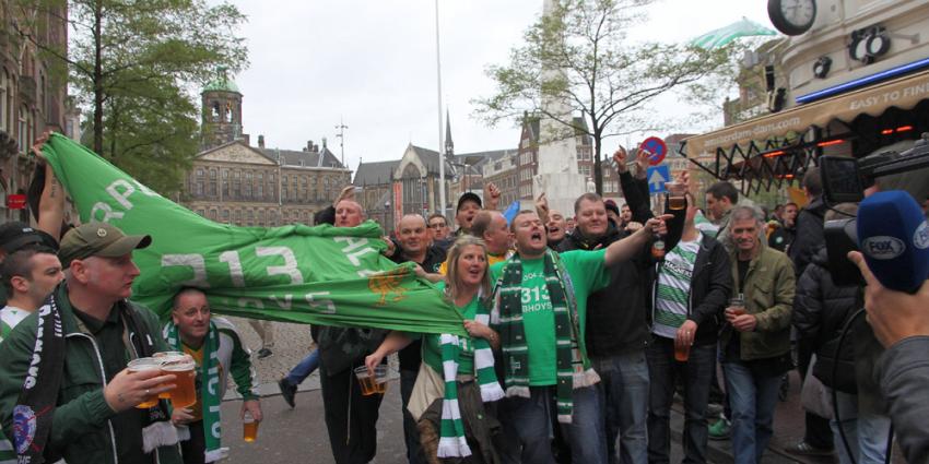 Foto van Celtic fans in Amsterdam | BON