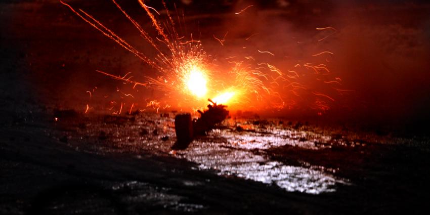 Foto van vuurwerk matje | Archief EHF