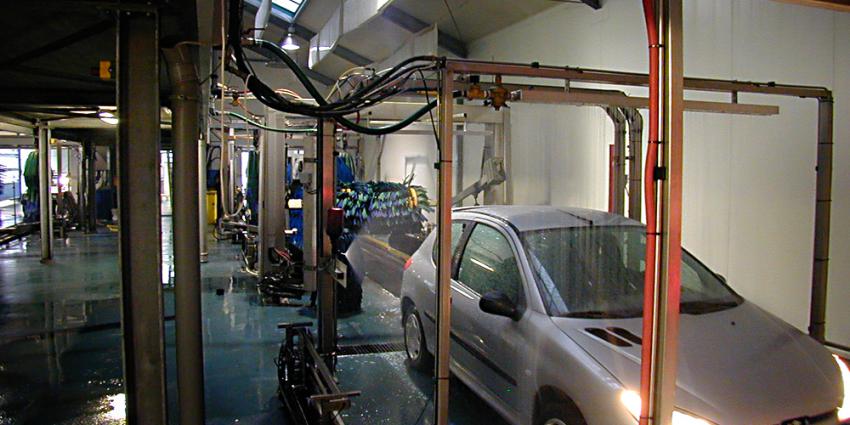 Foto van wasstraat auto´s | Archief EHF