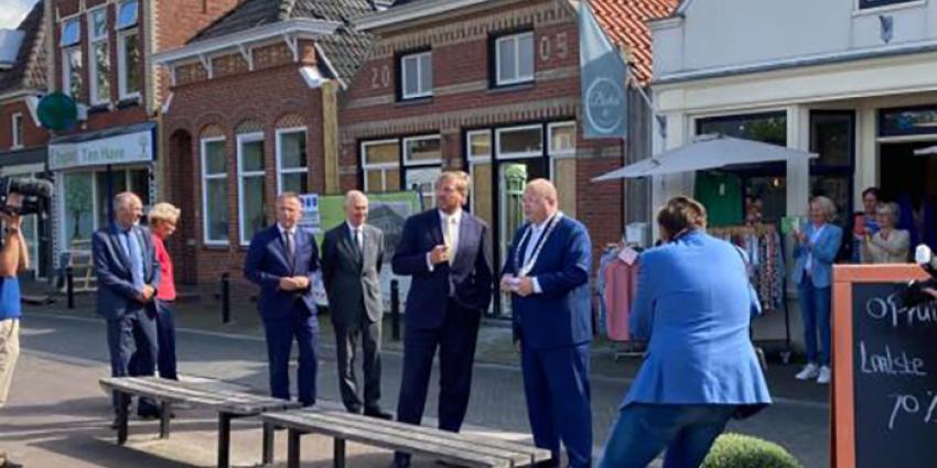 Koning bezoekt Loppersum