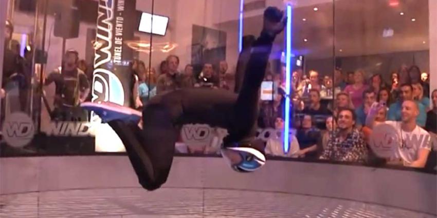 Spectaculaire beelden van dansen in een windtunnel