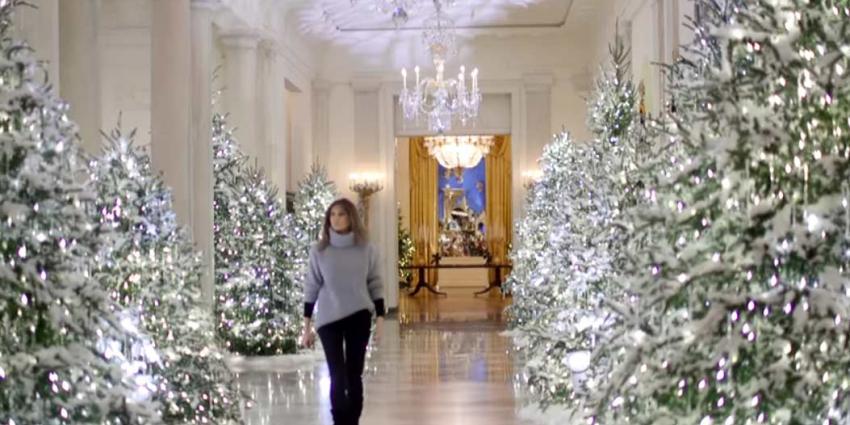 Melania Trump heeft het Witte Huis versierd
