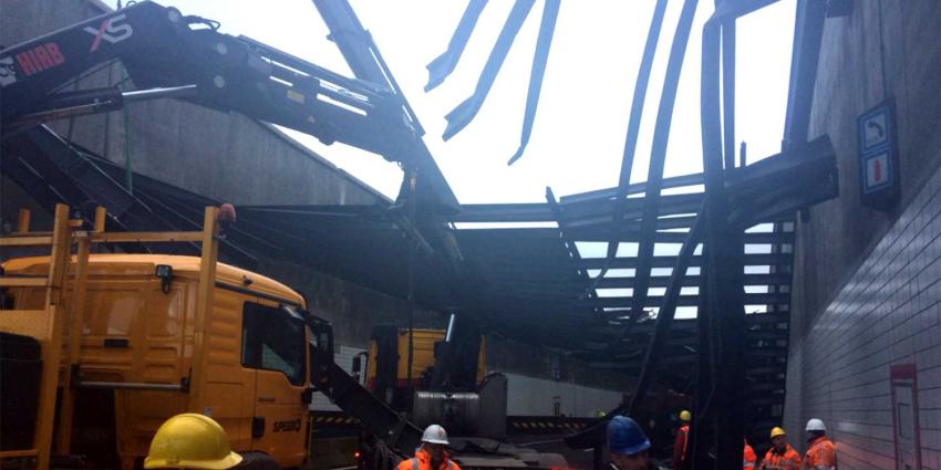 Beschadigde Zeeburgertunnel blijft in zuidelijke richting nog dicht