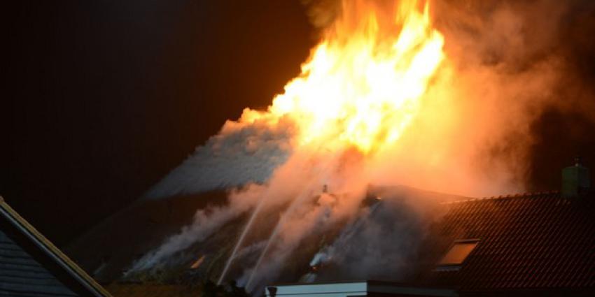 Grote brand in zorgboerderij in Zeijerveen 