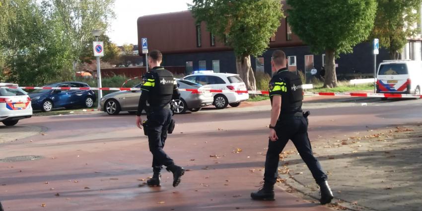 Politie massaal aanwezig 