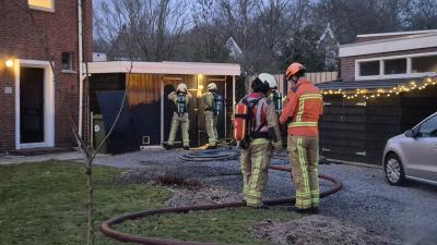 Brand in schuur