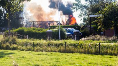Brand in boerderij