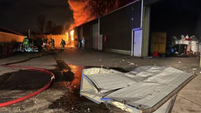 Hulpdiensten ter plaatse