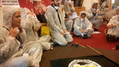 'Partijgebouw PvdA bezet door milieu-activisten'