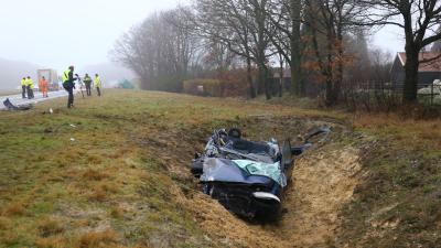 Gewonde bij aanrijding op N34
