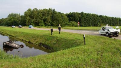 Twee gewonden bij aanrijding in Schoonebeek