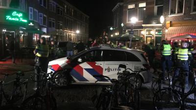 Onrustig in de binnenstad van Groningen
